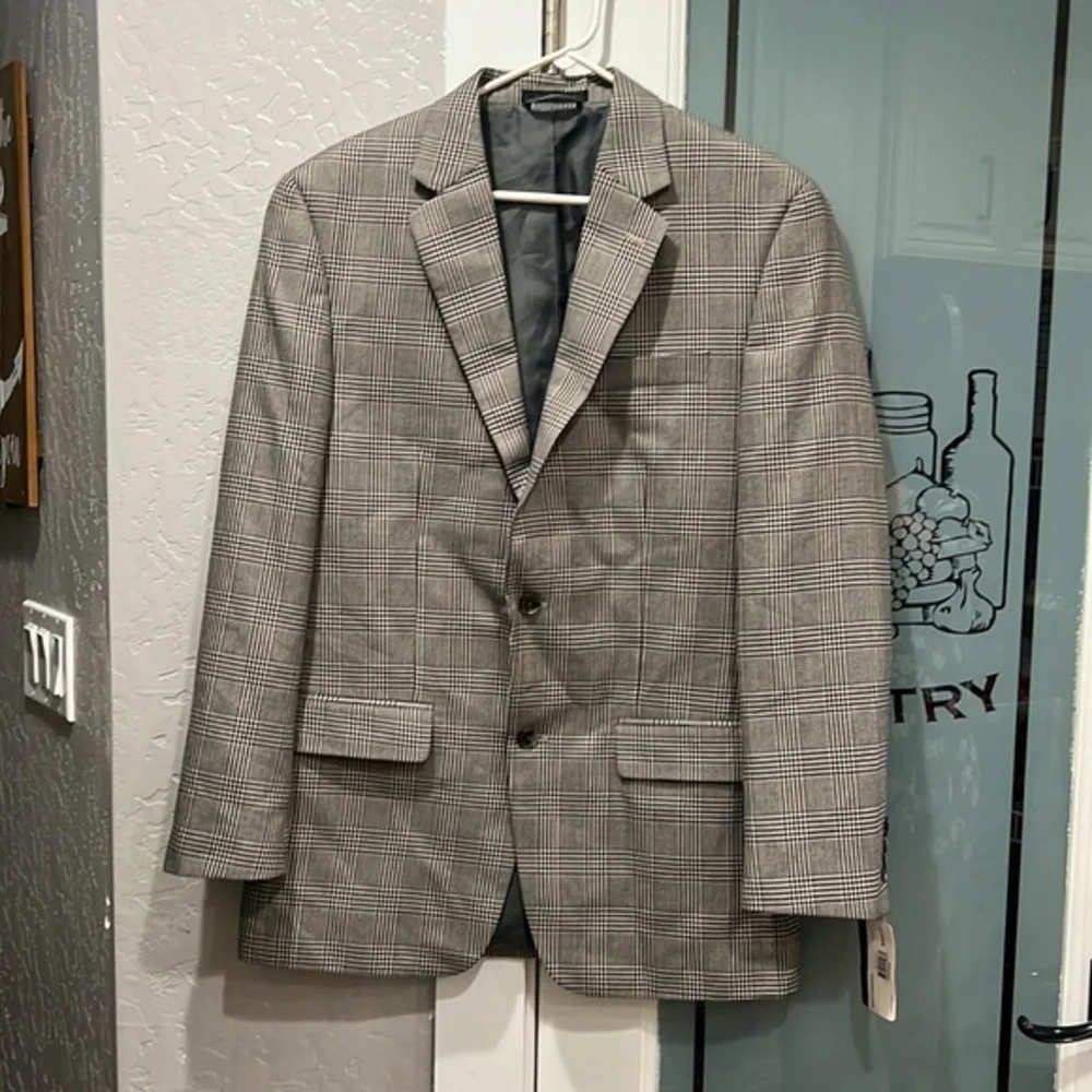Andrew Fezza Signature collection Macy’s mens store Blazer Jacket NWT Size 40L